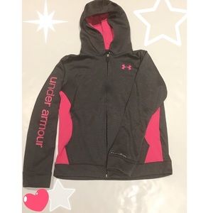 UA Full Zip Youth Hoodie Sweatshirt